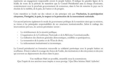 Conseil Presidentiel