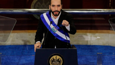 El Salvador's President Nayib Bukele Marks His Fourth Year In Office, In San Salvador