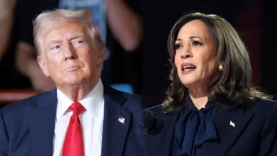 Trump Harris Split2