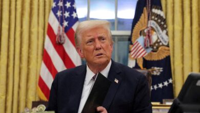 File photo: u.s. president donald trump at the oval office in washington