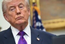 US President Donald Trump and EPA Administrator Lee Zeldin make an announcement