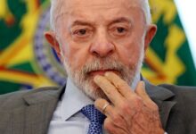 Le président brésilien Luiz Inacio Lula da Silva lors d'une cérémonie à Brasilia